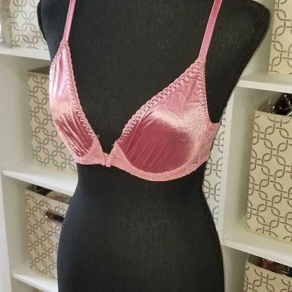 Vintage Christian Dior Bralette 34B second skin pink - Picture 8 of 12